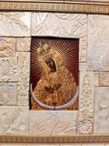 Mozaika ,,Aušros vartų Gailestingumo Motina" 19x19 cm