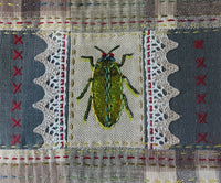 Skiautinis-,,The beetle"-Vabalas 18x20 cm
