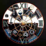 Paveikslas ,, A world of symbols" 31x31,5 cm.