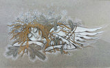 Paveikslas-,,Garden angel dream"-,,Sodo angelo sapnas" 26x36 cm